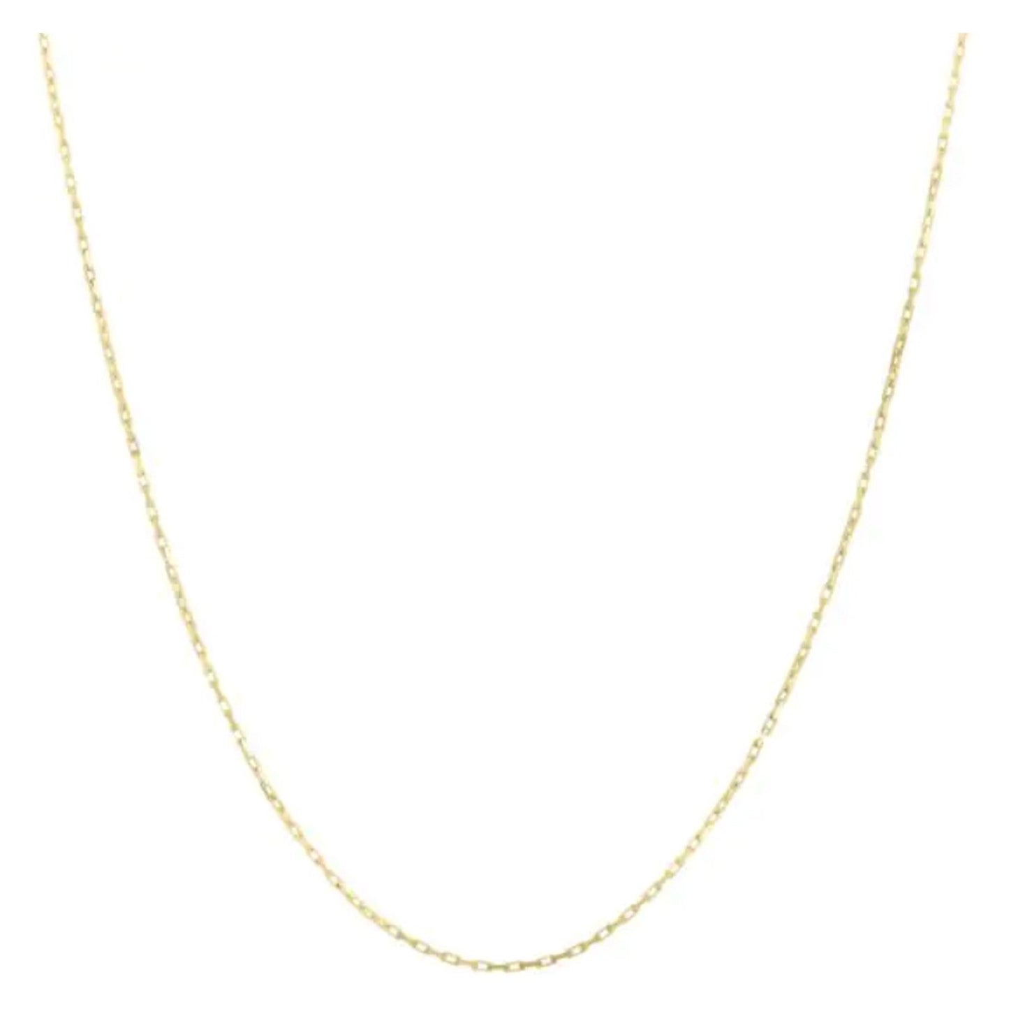 14k Yellow Gold French Cable Chain - 1.30 mm