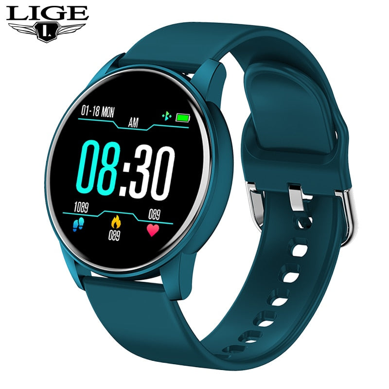 Women Smart Watch Real-time Weather Forecast Activity Tracker Heart Rate Monitor Sports Ladies Smart Watch Men For Android IOS - Korvel
