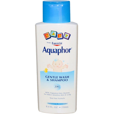 Aquaphor Baby Gentle Wash & Hair Shampoo 2-in-1 - 8.4 Oz