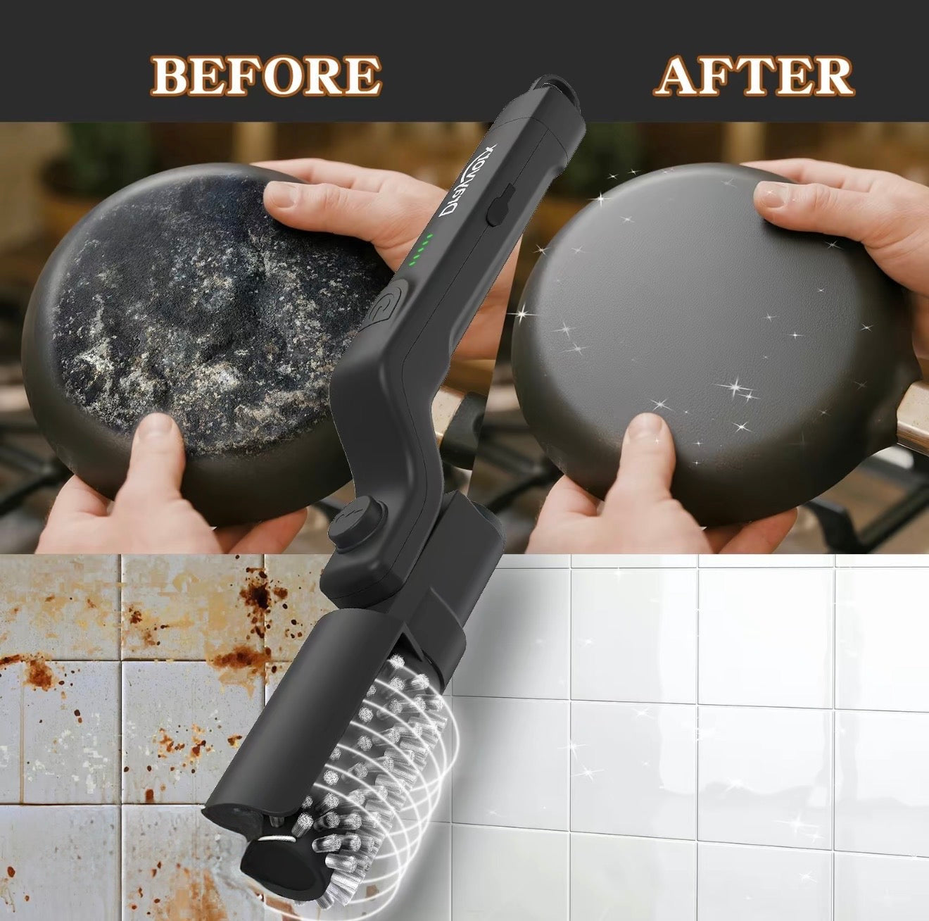 GrillForce Electric Brush - Korvel