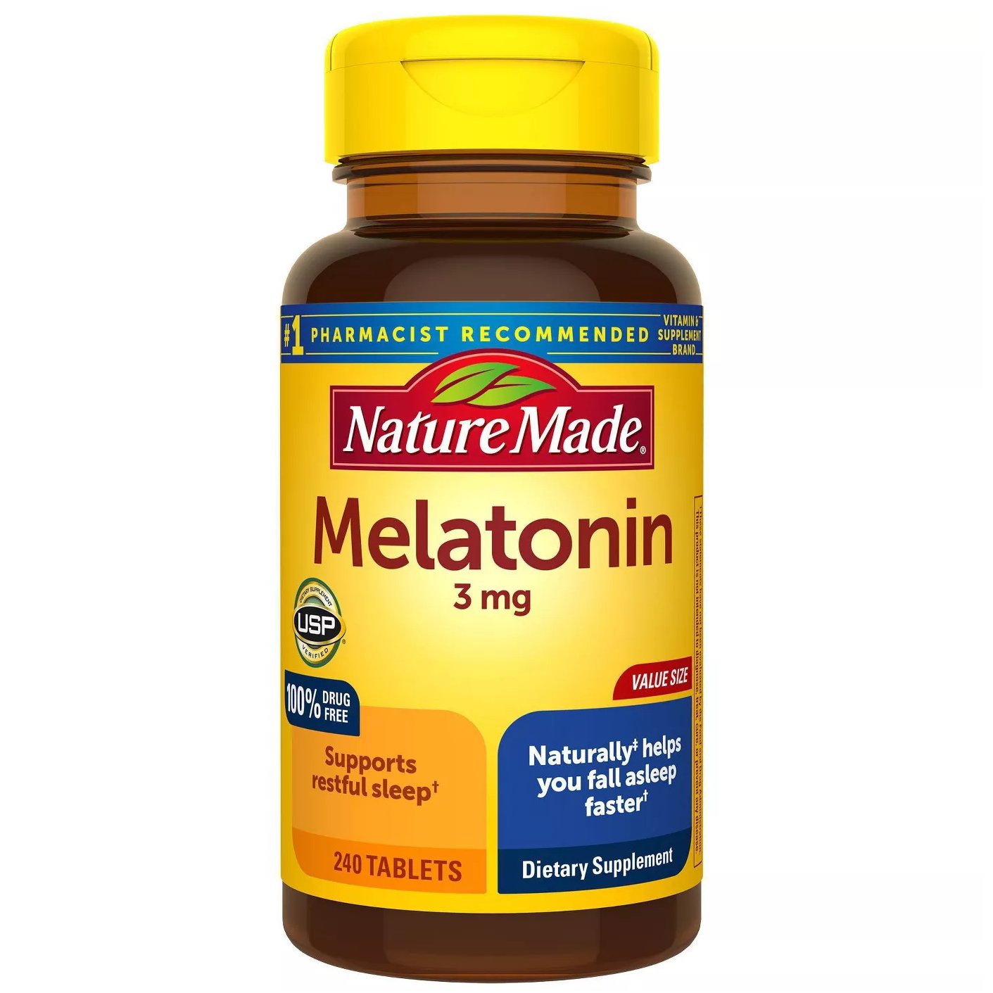 Nature Made Melatonina 3 Mg Tabletas - Tamaño Económico
