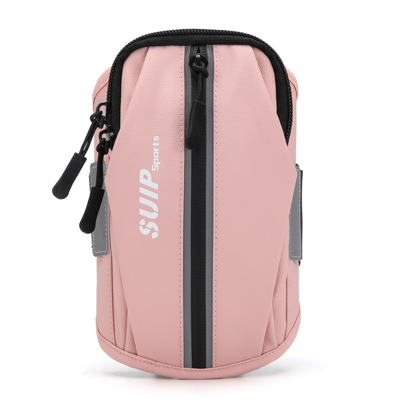 Outdoor fitness arm bag elastic men's and women's universal arm cover wrist bag fashionable waterproof running phone arm bag - Korvel