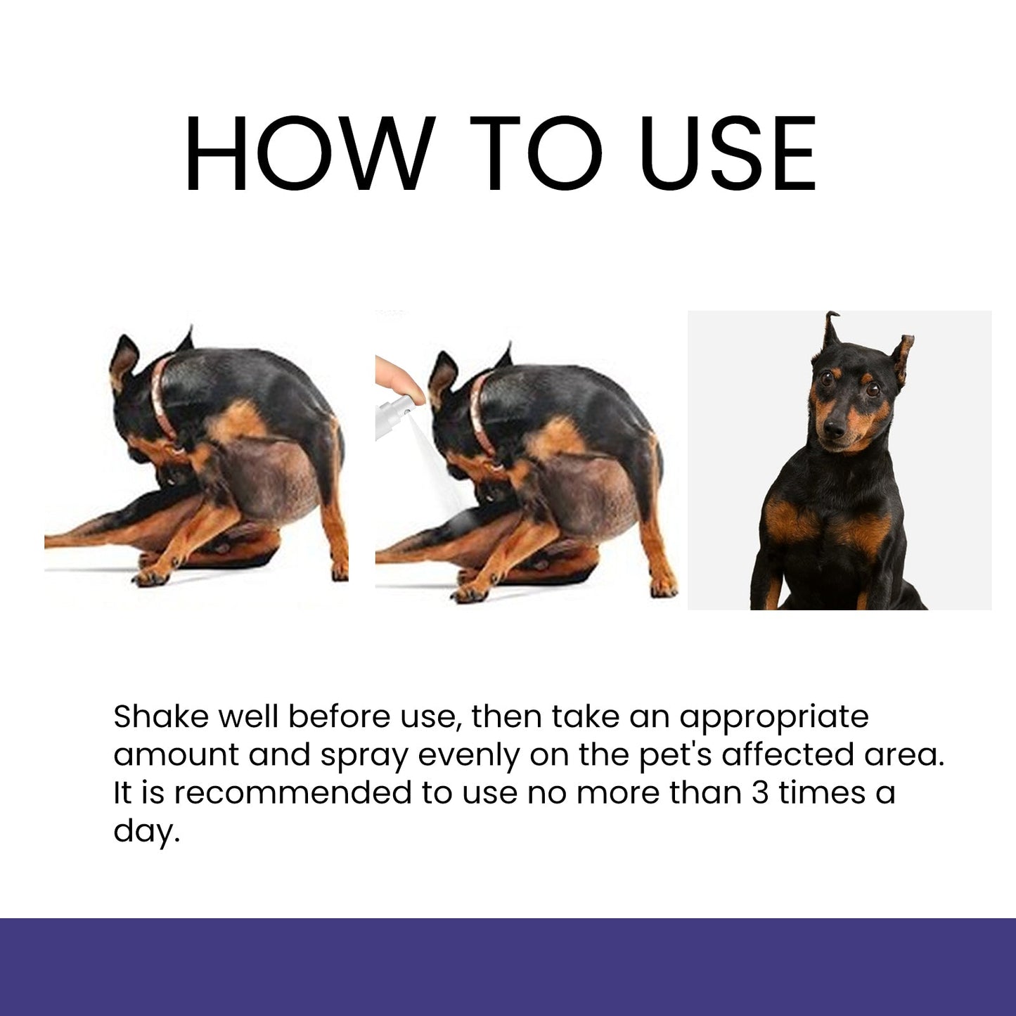 Pet Anti-Itch Spray, Pet Universal Cleaning And Soothing Skin Fur For Anti-Mite Anti-Bug Anti-Itch Spray - Korvel