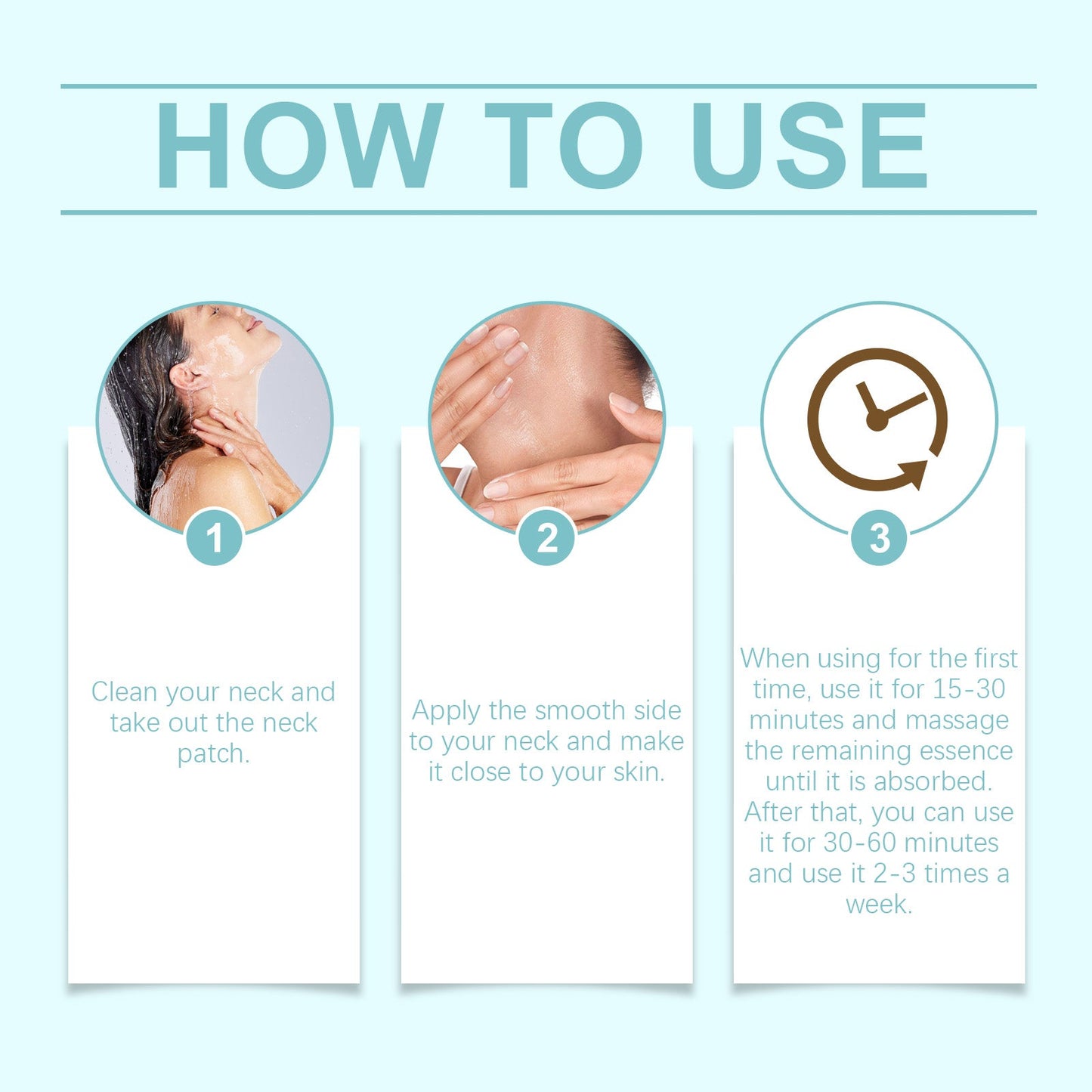 Collagen Neck Patch Gently Nourishes And Lifts Neck Skin Elastic Moisturizing Skin Care Neck Patch - Korvel