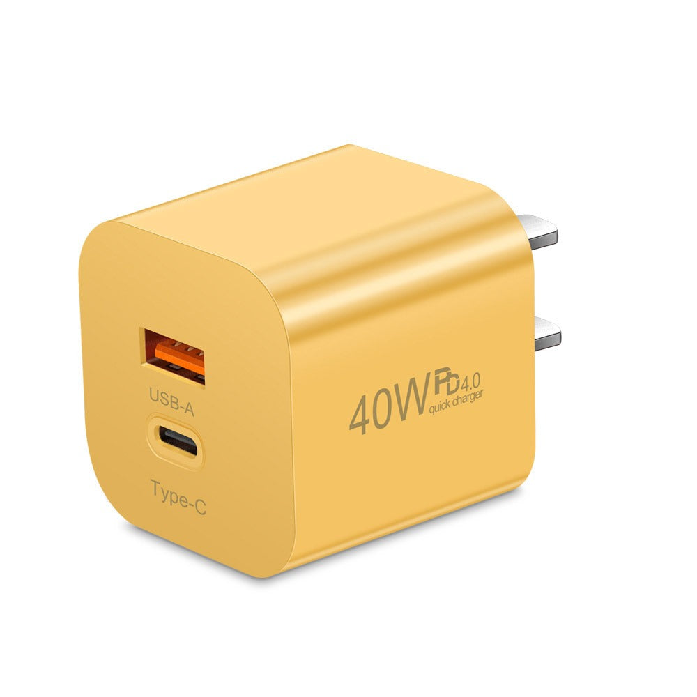 Adaptador de carga rápida PD40W - Cargador universal tipo C