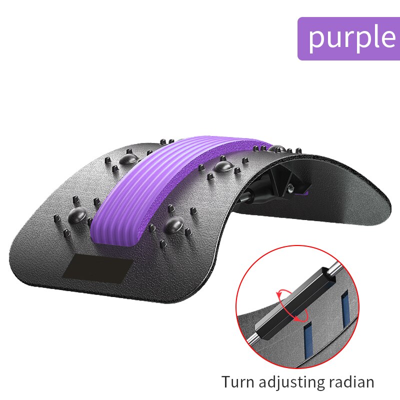 Rotary Adjustment Stretch Relax Stretcher Lumbar Support Spine Pain Relief - Korvel