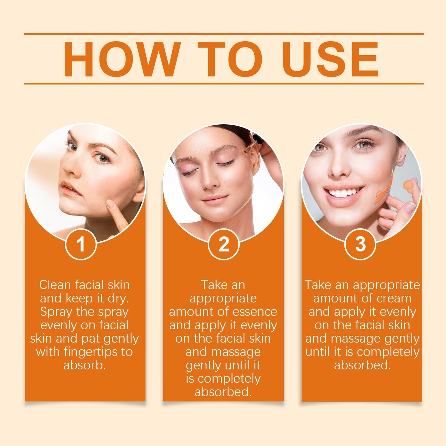 Ensemble de soins de la peau au vitamine C premium