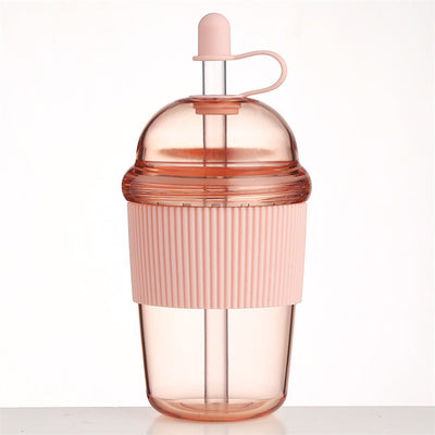 630ML Ins-Style Straw Cup with Lid – Perfect for Any Beverage