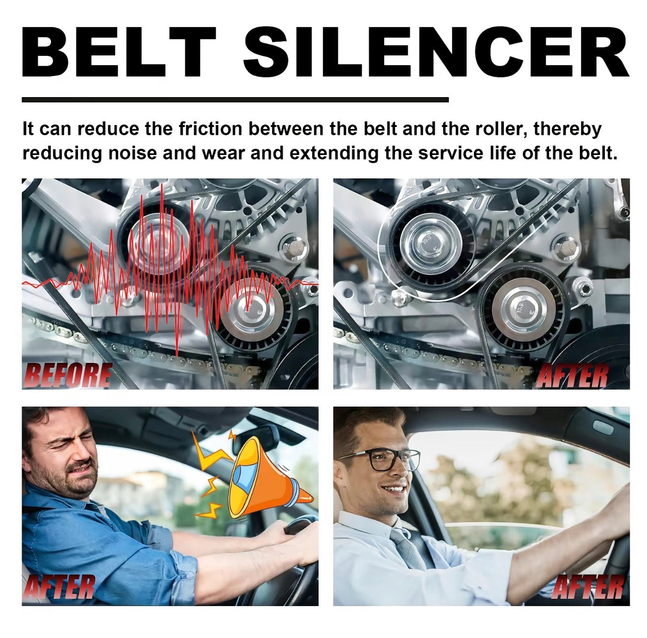 Spray Antirruido BeltGuard para Correas Automotrices