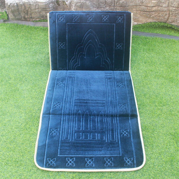 Couverture Qibla en Flanelle Portable pour le Culte