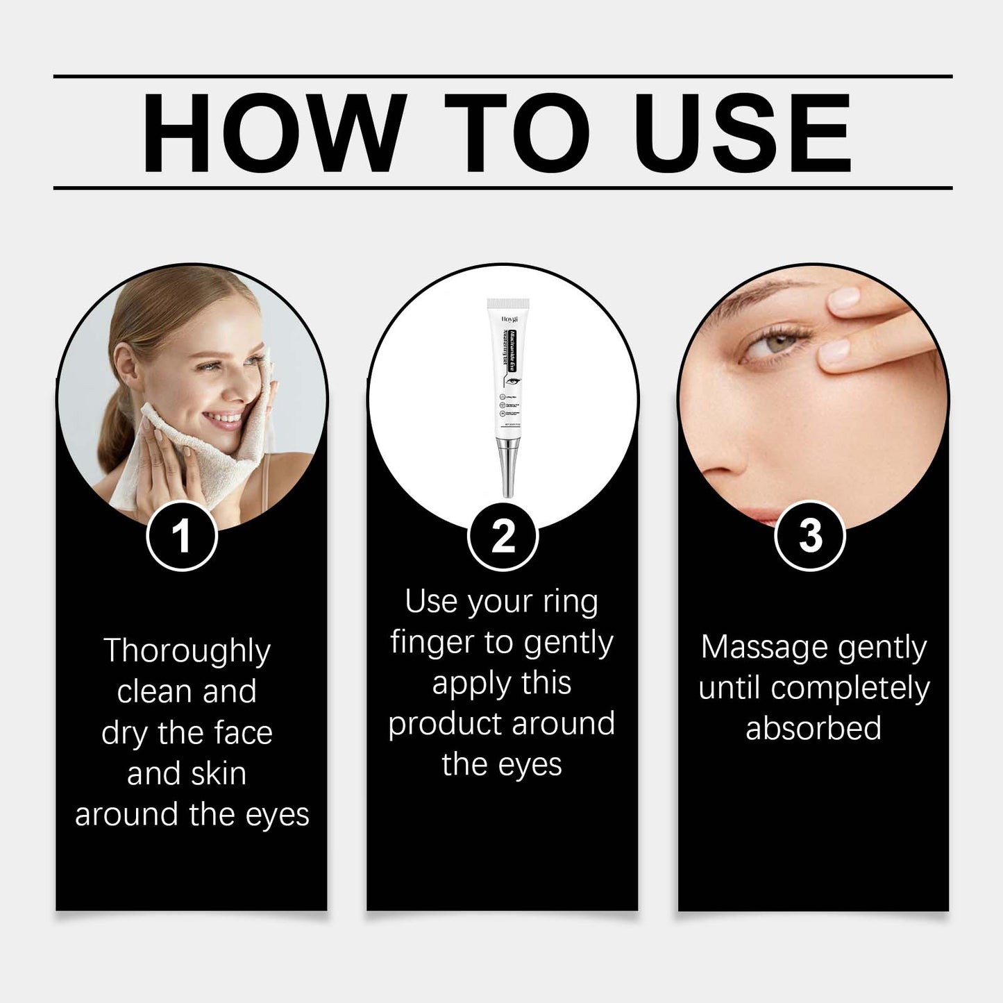 Niacinamide Eye Gel Hydrating And Moisturizing Elastic Firming Skin Around Eye Care Moisturizing Eye Cream - Korvel