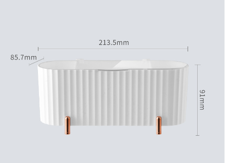 Elegant Dust-Proof Cosmetic Cotton Swab Storage Tube