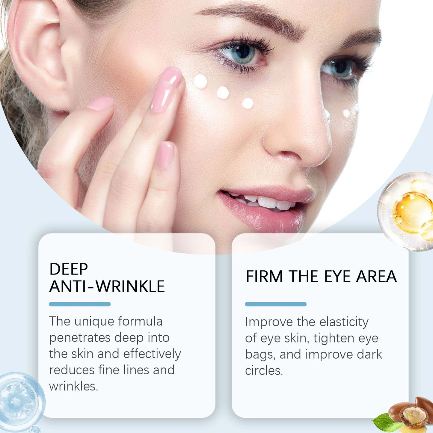 Gel de Cuidado Ocular Premium para Hidratación y Firmeza