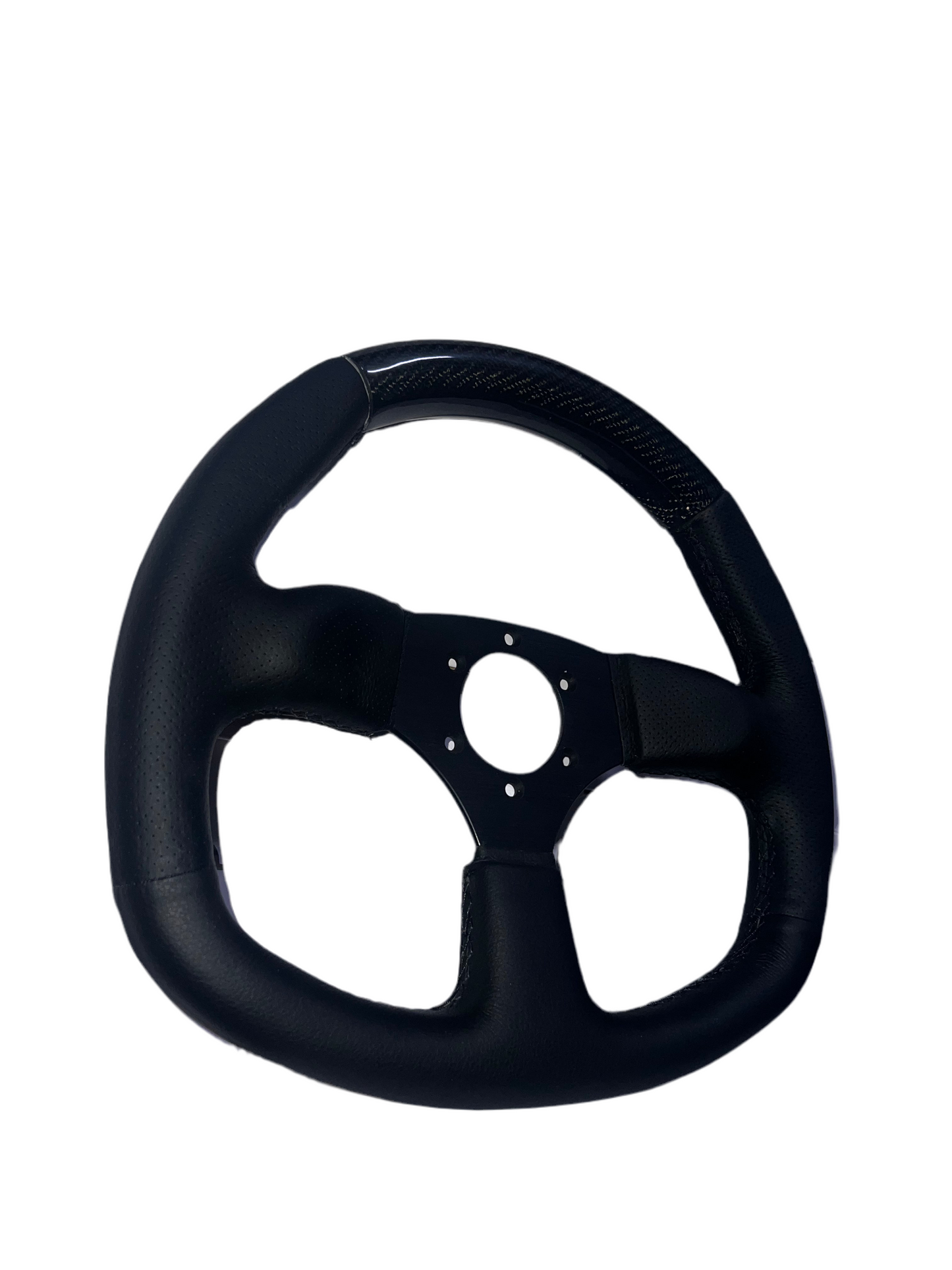 Volante de Carreras de Carbono Premium con Diseño de Fondo Plano