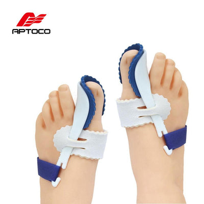 2Pcs Big Toe Separator Corrector Straightener Bunion Splint Toe Straightener Foot Pain Relief Hallux Valgus Feet Care - Korvel