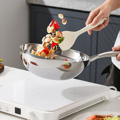 Premium 316 Stainless Steel Frying Pan for Versatile Cooking