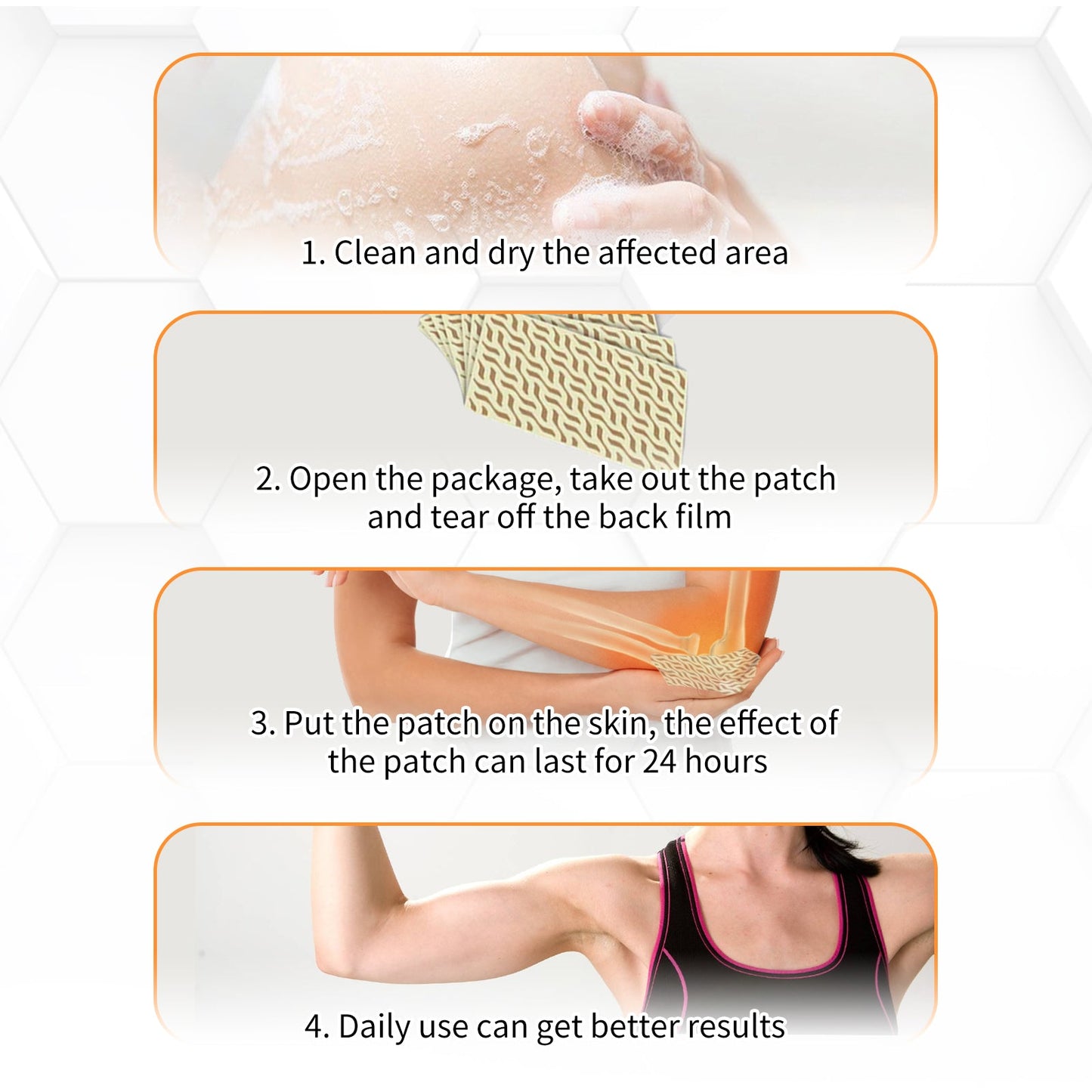Bee Venom Patch, Relieve Hand-Foot Flexure Joint Shoulder Neck Lumbar Knee Soreness Care Body Patch - Korvel