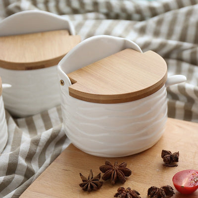 Elegant Ceramic Seasoning Can for Modern Kitchens