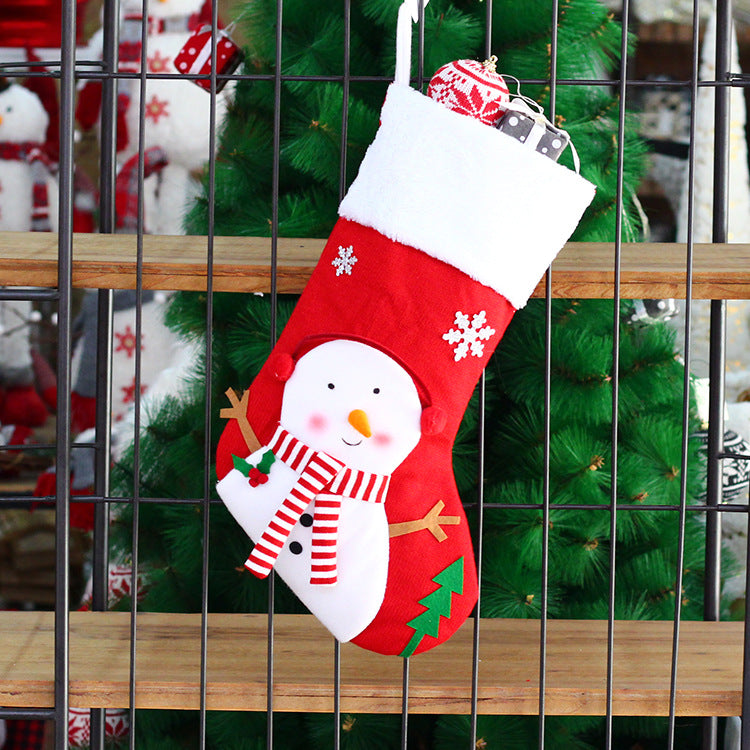 Christmas tree decorations, Christmas socks, gift bags, large candy gift bags, Christmas decorative socks - Korvel