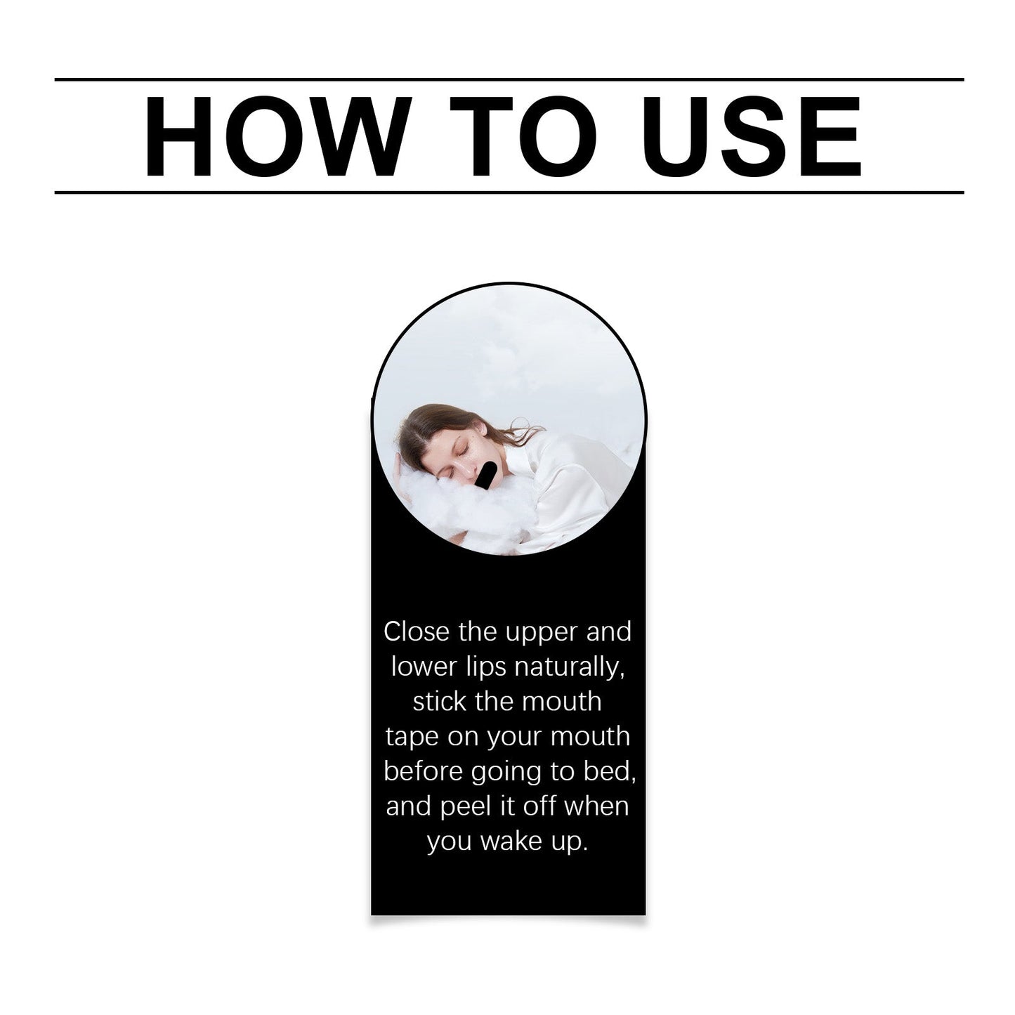 Breathable Anti-Snoring Mouth Tape for Comfortable Sleep