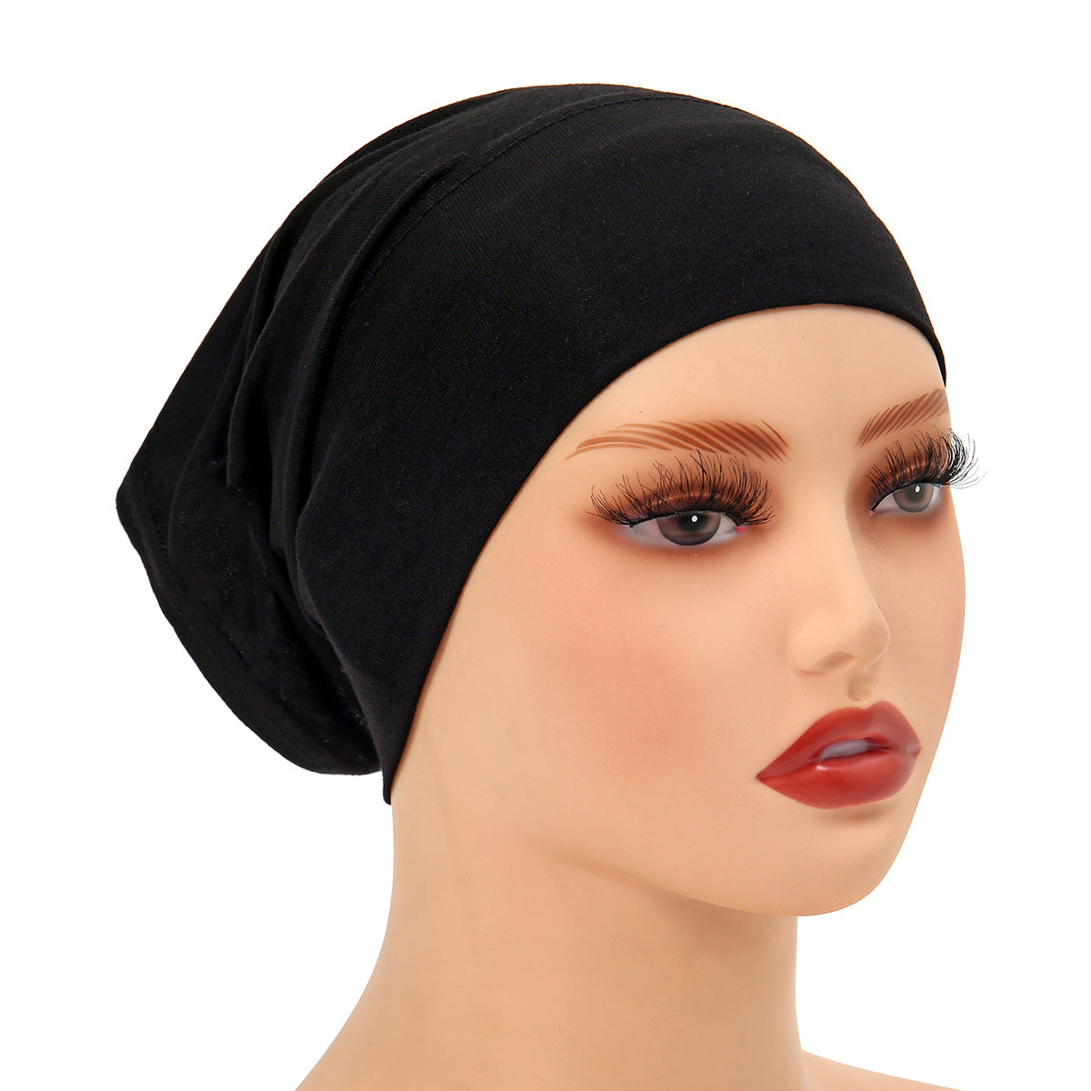High-Quality Solid Color Silk-Cotton Lining Cap Women's Fashion Simple Versatile Wide-Brimmed Hat - Korvel