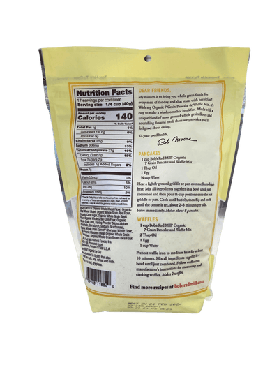 Organic Multi-Grain Pancake & Waffle Mix - Bob's Red Mill - Korvel