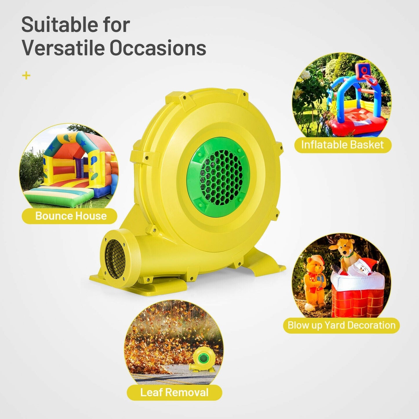 1100W Air Blower for Inflatable Bounce Houses