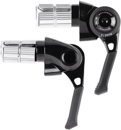 Juego de Cambiadores de Manillar microSHIFT BS-A12 - Compatible con Shimano de 12 Velocidades