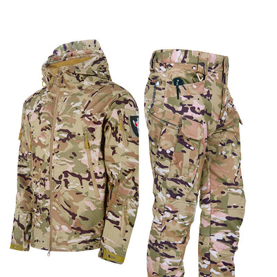 Veste de costume en peau de requin camouflage russe Ruins