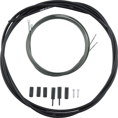 Shimano Road Optislick Derailleur Cable and Housing Set - Black