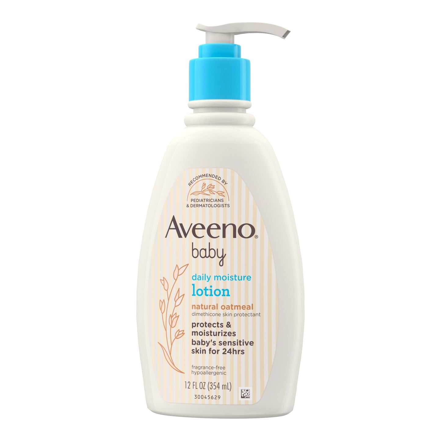 Aveeno Baby Loción Hidratante Diaria, Sin Fragancia, 12 fl oz