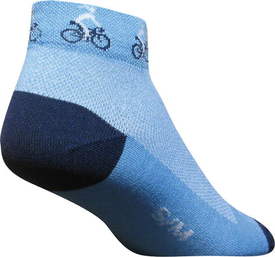 SockGuy Classic Ponytail Socks - Blue Women's Small/Medium