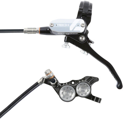 Hope Tech 4 V4 Disc Brake and Lever Set - Front Hydraulic Silver