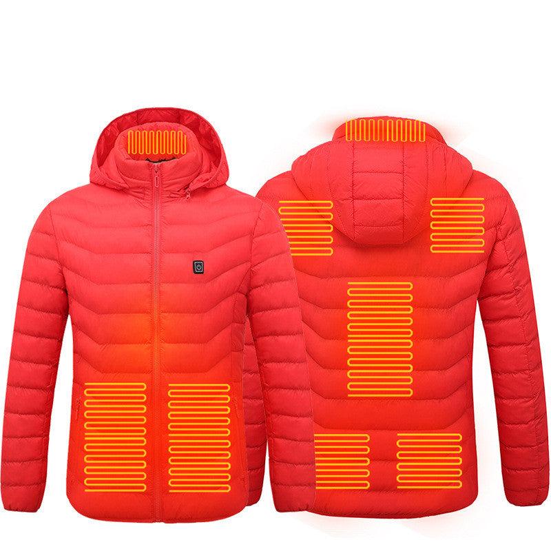 Veste Puffer Chauffante pour Homme avec Technologie de Chauffage Électrique