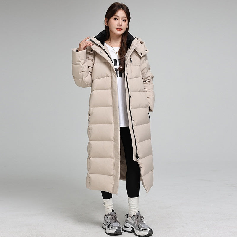 Premium Waterproof Down Jacket with Fur Collar