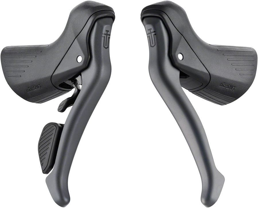 microSHIFT Sword Drop Bar Shifter/Brake Lever Set - 10-Speed Gray