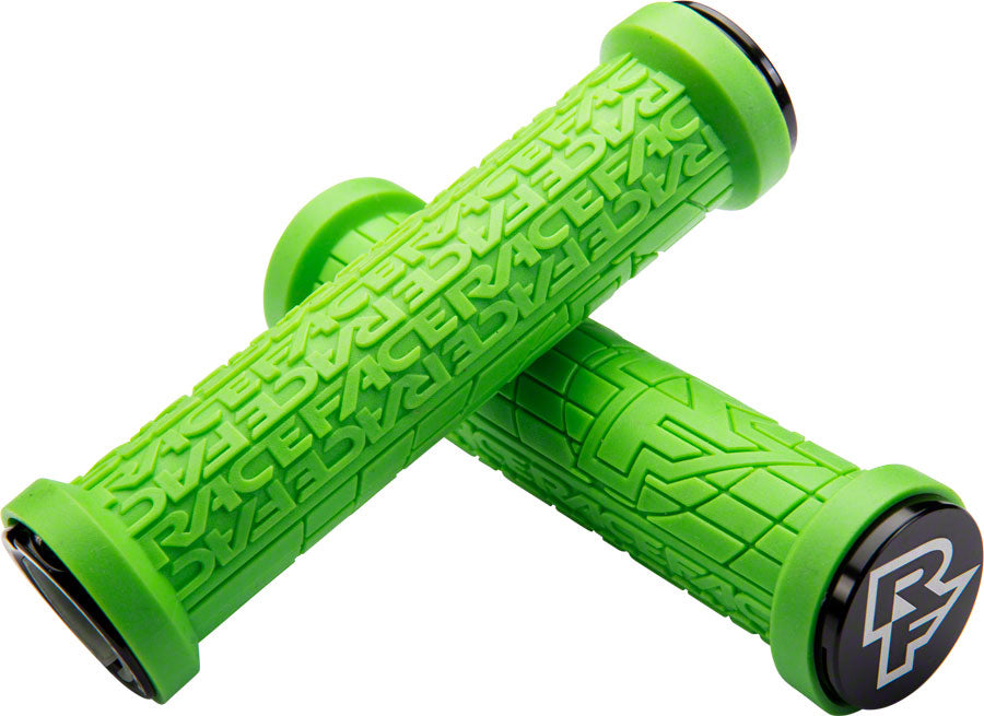 Poignées RaceFace Grippler - Vert Lock-On 33mm