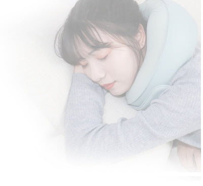 U-Shaped Travel Massage Pillow for Neck Support