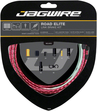 Jagwire Road Elite Link Brake Cable Kit - Red