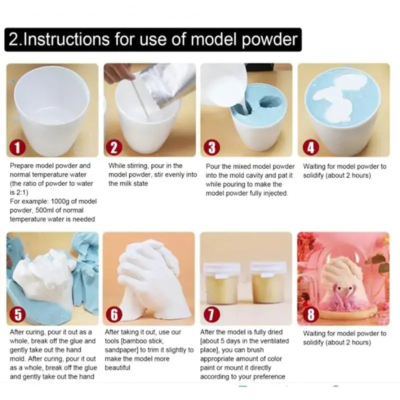 Kit de Moldeo 3D DIY Premium para Recuerdos Únicos