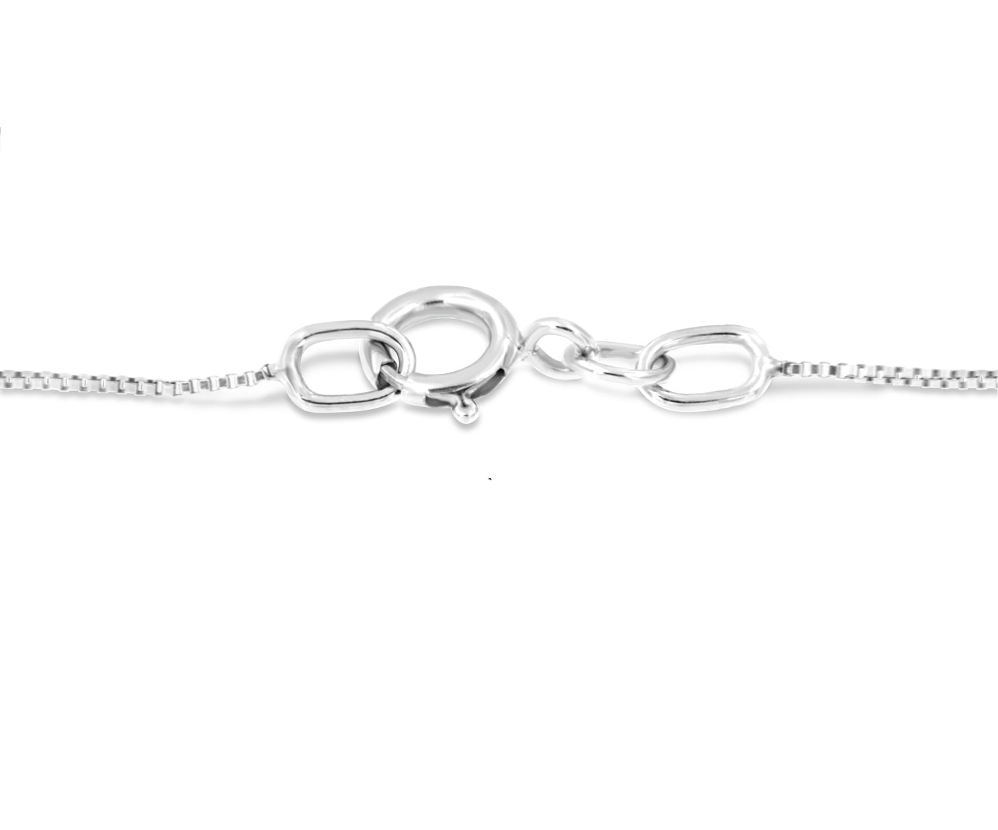 Pendentif en Diamant et Saphir Rose en Or Blanc 14K