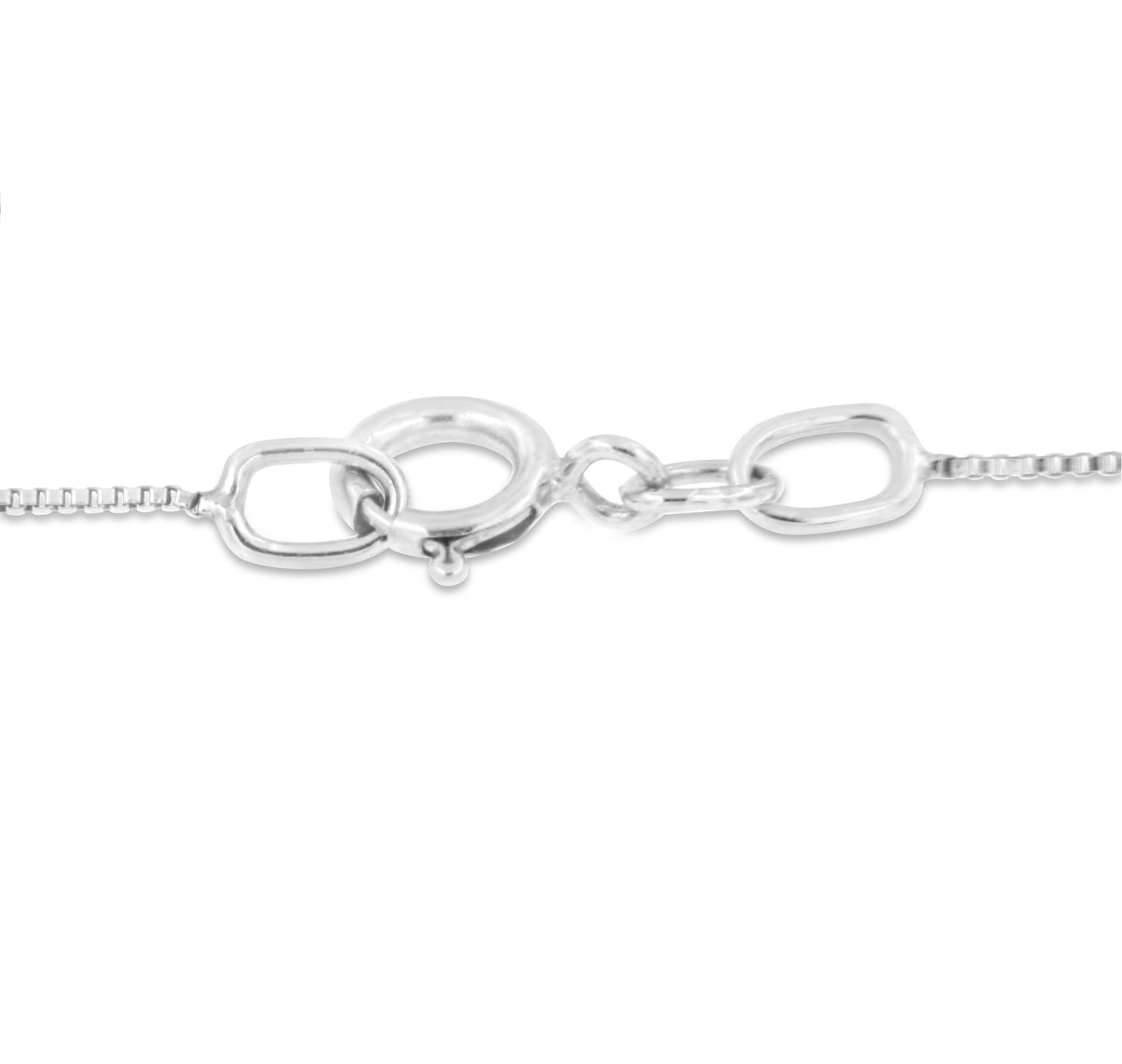 Collar con colgante de corazón entrelazado en oro rosa de 10k y plata esterlina