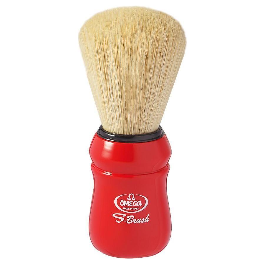 Brosse à raser synthétique Omega S10049 S-brush - Plusieurs couleurs