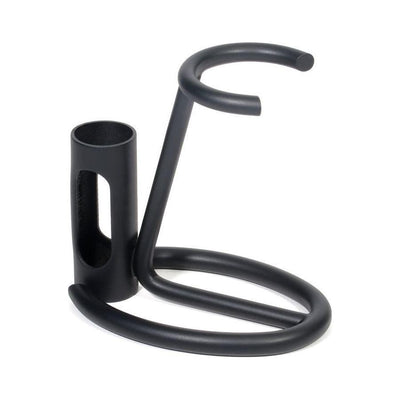 Omega Black Shaving Brush and Razor Stand