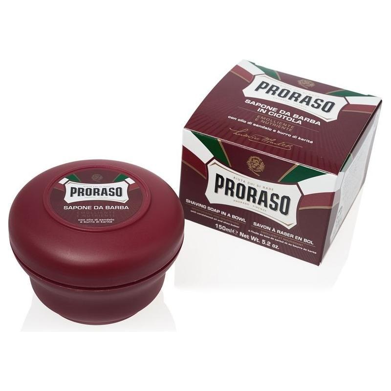 Proraso Shaving Soap in a Bowl - Sandalwood, 5.2 Oz