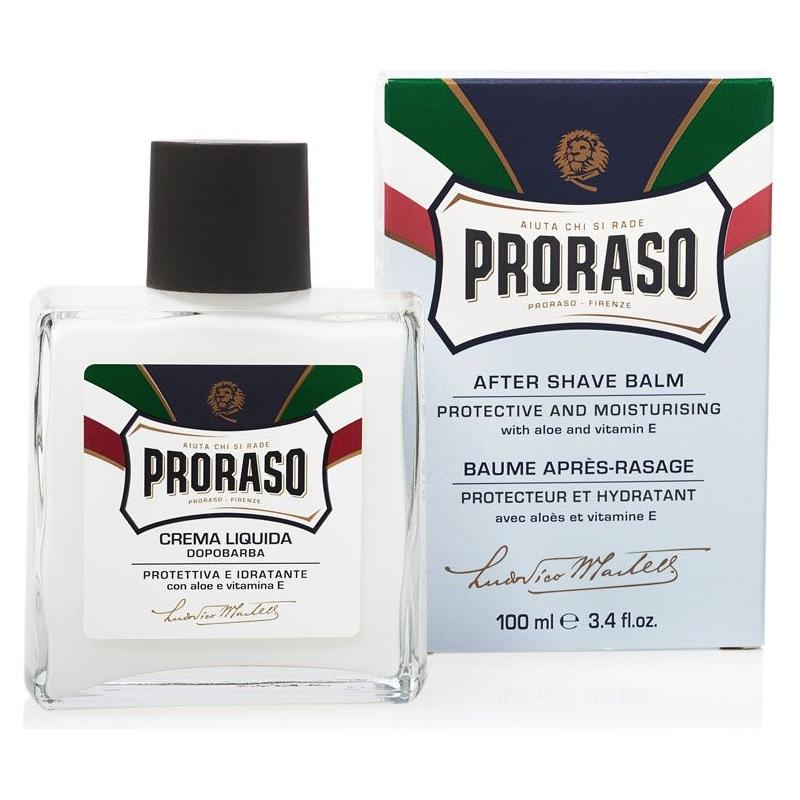 Proraso Protective and Moisturizing Aftershave Balm with Aloe and Vitamin E - 3.4 Oz