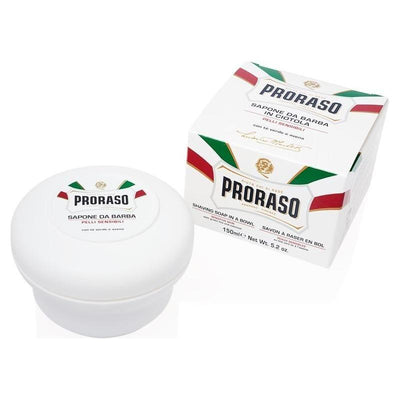 Proraso Sensitive Skin Shave Soap with Green Tea & Oatmeal - 5.2 Oz