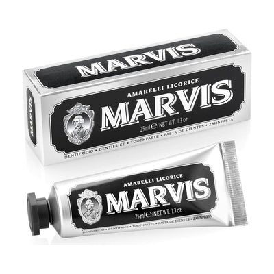 Pasta de dientes Marvis Amarelli Licorice tamaño de viaje 1.29 oz