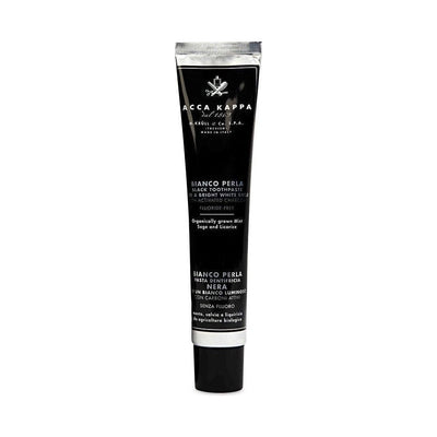 Pasta de Dientes Negra Acca Kappa Blanco Perla - Sin Flúor 3.4 Oz