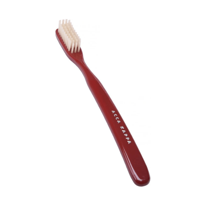 Brosse à dents Acca Kappa Vintage Collection - Poils en nylon rouge moyen